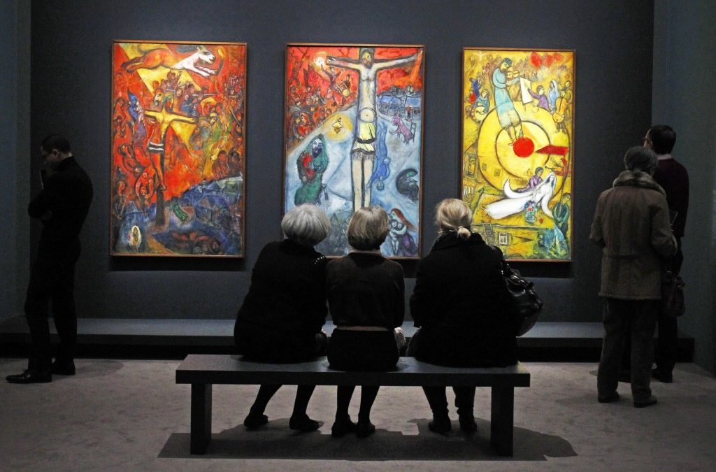 Fiddlers and Afflictions – joy and suffering in the work of Marc Chagall